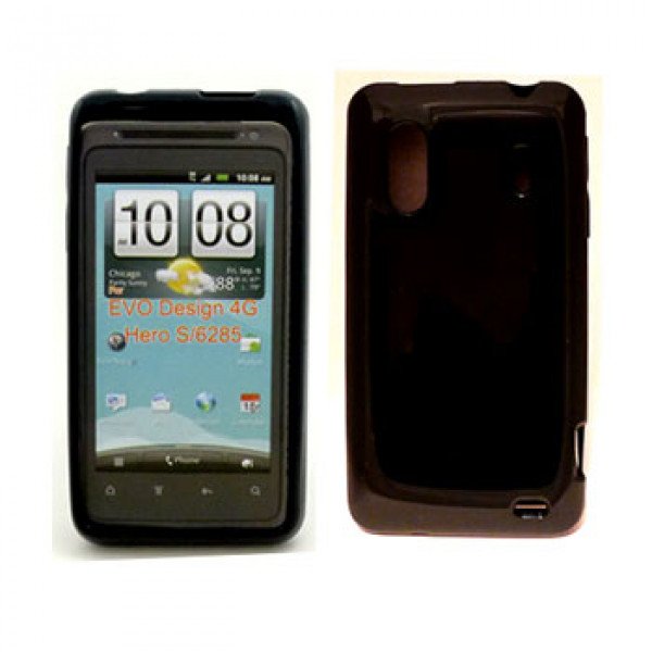 Wholesale TPU Gel Case  for HTC Evo Design 4G (Black)